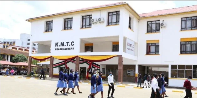 Kenya Medical Training College Students, October 9, 2024. Photo KUCCPS