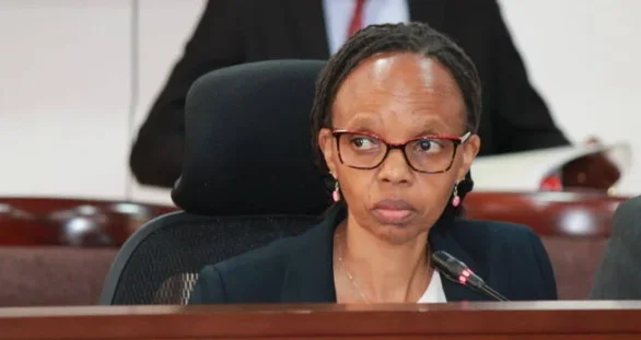 Kenya Universities and Colleges Central Placement Service (KUCCPS) CEO Agnes Wahome appearing before the Public Investments Committee on Education and Governance of the National Assembly on June 4, 2025